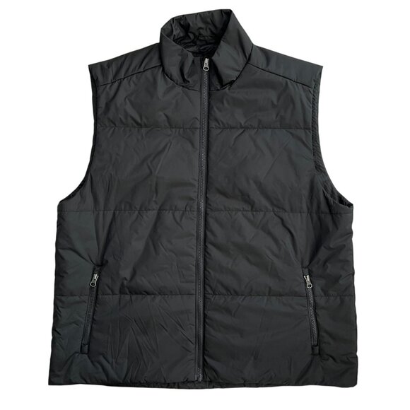 Quince Womens Hybrid Insulated Lightweight Puffer Vest Black XL Minimalist - Picture 1 of 8